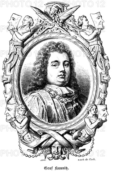 Dominik Andreas I Count Kaunitz (1654-1705) Austrian diplomat, privy councillor at the imperial
