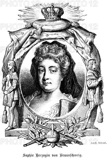 Sophie Dorothea Duchess of Brunswick and Lüneburg (1666-1726) Princess of Ahlden, unhappily