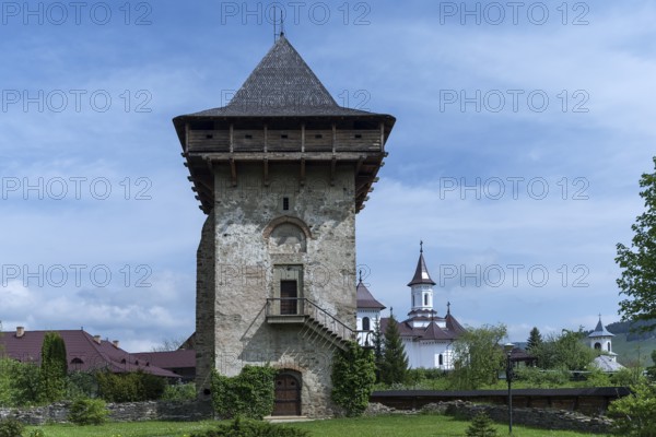 Tower at Humor Monastery, Gura Humorului, Romania