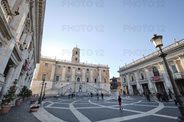 Palazzo Nuovo, Palazzo Senatorio (Senatorial Palace), Palace of the Conservators (Palazzo dei