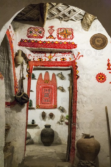 Ghadamis, Libya, North Africa. A traditional house in Ghadamis old town built traditionally to keep