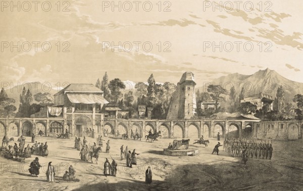 Meidan-i-Chah, Meidan-e Shah, Meidan i Sha, Royal Square, Tehran, Iran, authentic, digitally