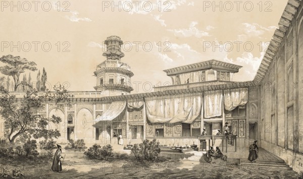 Palais du Tchar-Bach, also Tchar-Bach, Char Bagh, historical palace complex in Isfahan, Iran,