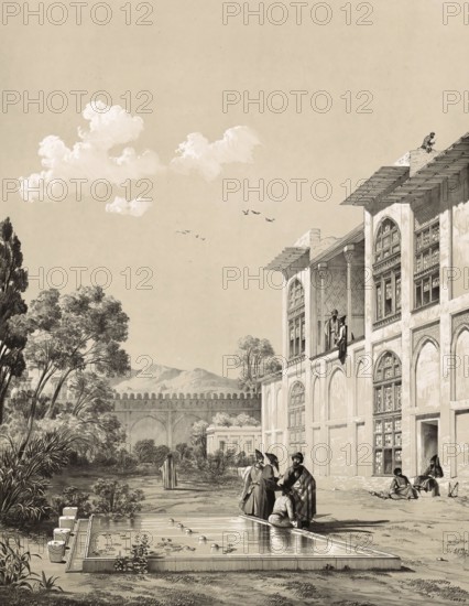 Arg of Karim Kha, also known as the Citadel of Shiraz, Iran, a historic citadel built in the 18th