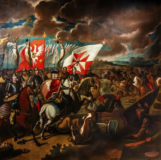 Battle of Kalisch 1706 during the Great Northern War under Stanislaus I. Leszczynski, 18th century,