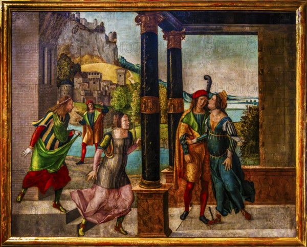 Brutus and Portia, Bernardino Orsi da Collecchio, Emilia 1490, Czartoryski Museum, 1796, oldest