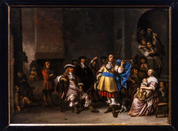 Trumpet concert, Anthonie Palamedesz, Amsterdam around 1665, Czartoryski Museum, 1796, oldest