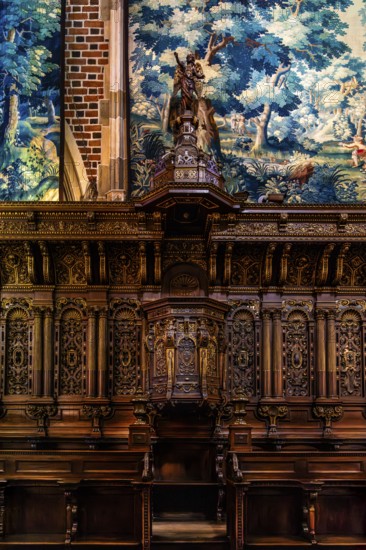 Choir stalls, Wawel Cathedral, Coronation and Burial Church of the Kings of Poland, 11th century,
