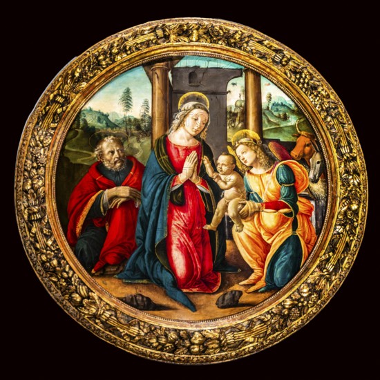 Adoration of the Christ Child, Pseudo-Granacci, Italy, 15th century, Wawel Royal Castle, former
