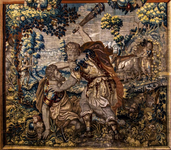 Tapestry with Hercules, Wawel Royal Castle, former residence and seat of government of the kings of