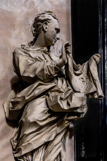 Veronika wearing the bandana by Italian Baroque sculptor and plasterer Baldassare Fontana, St. Anna