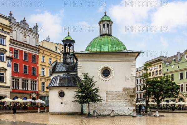St. Adalbert Church, 11th century Romanesque church with baroque dome, 11th century, Rynek with