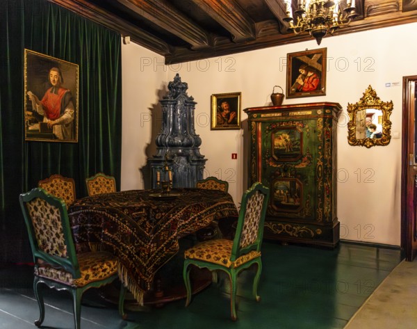 Rector's Office, Collegium Maius oldest building of the Jagellonian University, 1364, Krakow,