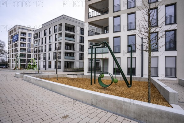 Newly completed apartments, 2026, LEG, in the southern quarter of Essen, so-called Literatur