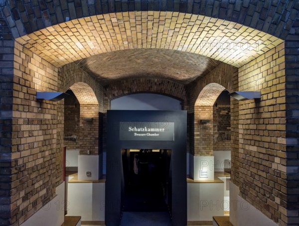 Access to the treasure trove, repository of Blue Mauritius, interior design in the Museum of