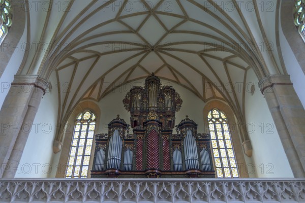 Organ gallery of the Hungarian Reformed Church, late Gothic hall church, 1486-1510, Cluj-Napoca,