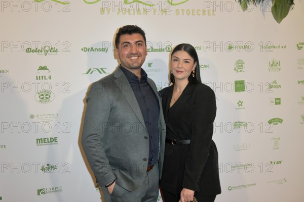 Ömer Kocak, woman Ceyda Kocak at the 8th jungle party for the start of the RTL show Ich bin ein