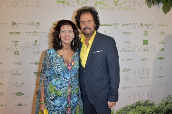 Jolanda Siemers and Rene Le Blanc at the 8th jungle party for the start of the RTL show Ich bin ein
