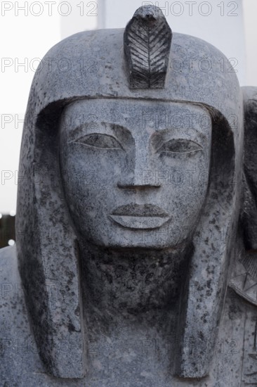 Sculpture at an alabaster factory, Luxor, Egypt
