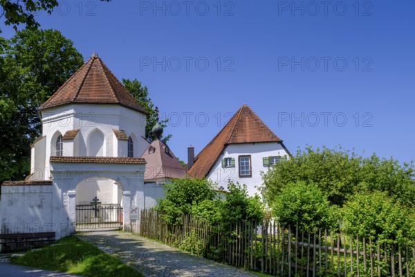 St. Walburgis, am Kloster Seeon, Chiemgau, Upper Bavaria, Bavaria, Germany