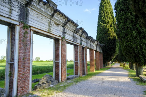 Roman port, former Roman river port, Basilica of Aquileia, St. Hermagor, Aquileia near Grado,