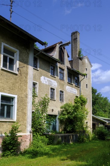 Former brewery, malthouse, Lost Place, Mettenberg bei Rot an der Rot, Mönchsrot, Upper Swabia,