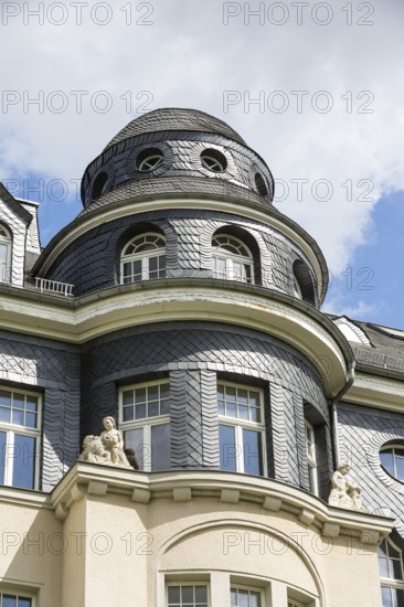 Stefan-Heym House in Hoffmannstraße, Art Nouveau villas and Wilhelminian era buildings on Kassberg,