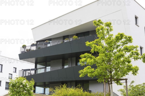 Modern residential building by architect Rico Sprenger, Die tanzende Siedlung auf dem Kassberg,