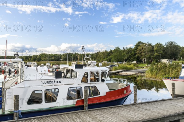 Luröbåten small boat that connects the Värmlasnäs in Lake Vänern with the Lurö archipelago in a