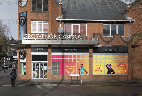 Grosvenor Casinos casino building, Queens Road, town centre of Reading, Berkshire, England, UK