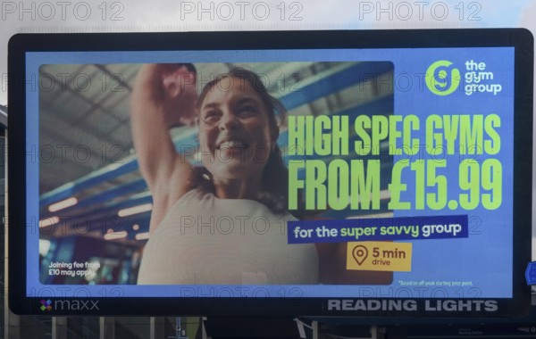 Maxx electronic billboard OOH advertising, Reading Lights, Reading, Berkshire, England, UK - the