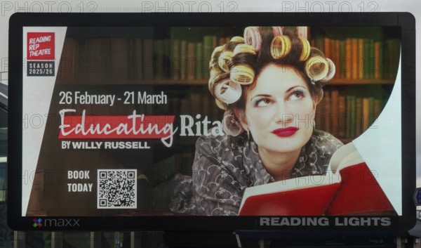 Maxx electronic billboard OOH advertising, Reading Lights, Reading, Berkshire, England, UK -