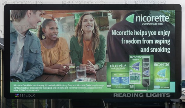 Maxx electronic billboard OOH advertising, Reading Lights, Reading, Berkshire, England, UK -