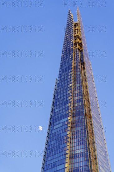 The Shard, pyramid-shaped skyscraper and tallest building in the United Kingdom along the River
