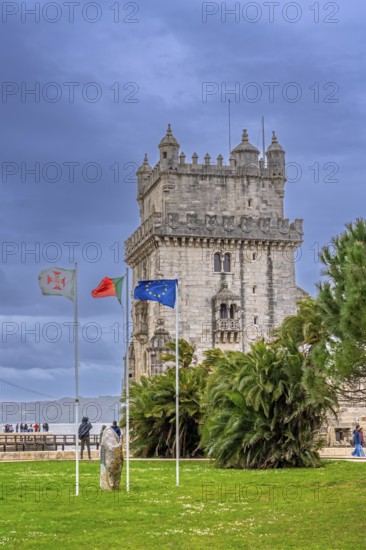 Tower of Saint Vincent / Torre de Belém, 16th-century fortification in Portuguese Manueline style