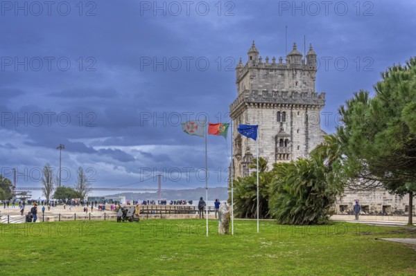 Tower of Saint Vincent / Torre de Belém, 16th-century fortification in Portuguese Manueline style