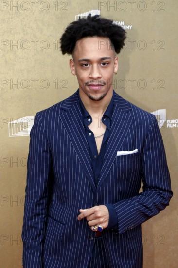 Jerry Hoffmann arriving at the European Film Awards at the House of World Cultures in Berlin on 17