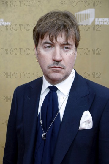 Albert Serra arriving at the European Film Awards at the House of World Cultures in Berlin on 17.01