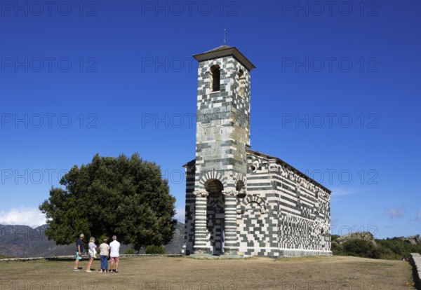 San Michele de Murato Romanesque Pisan Church, Bevinco Valley, Haute-Corse Department, Corsica,