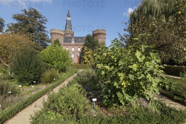 Historischer Kräutergarten, Parkanlage Museum Schloss Moyland, Bedburg-Hau, Lower Rhine, North
