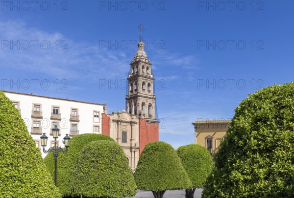 Mexico, Leon, Central city Martyrs Plaza, Plaza Martires, one of the main city tourism attractions