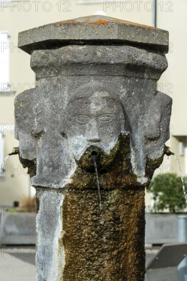 Saint Sandoux fountain, Puy de Dome, Auvergne Rhone Alpes, France