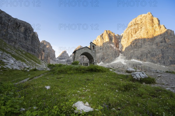 Cappella Ai Brentei chapel Memorial for injured mountaineers at the Rifugio Ai Brentei mountain