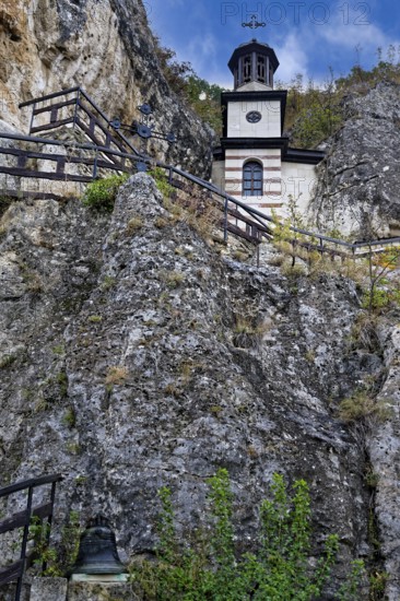Bulgarian Orthodox Rock cave Monastery of Saint Dimitar Basarbowski, Church, Basarbovo, Rousse,