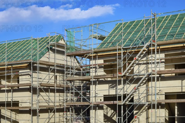 Castrop-Rauxel, North Rhine-Westphalia, Germany - residential construction in the Ruhr area. New