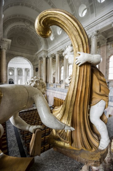 Interior view, St Blasien Cathedral, St. Blasien, Black Forest, Southern Black Forest,