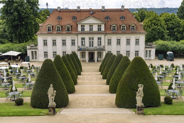 The Saxon State Winery Schloss Wackerbarth or Wackerbarth's Ruh' with Baroque Castle in