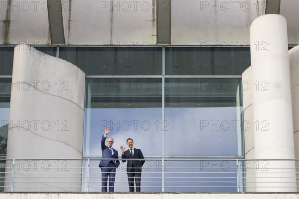 Friedrich Merz (Chancellor of the Federal Republic of Germany, CDU) and Mark Rutte (Secretary