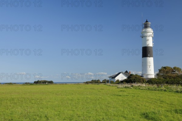 Langer Christian lighthouse near Kampen on the island of Sylt, Germany
