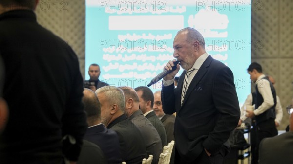 Gaziantep, Turkey – November 20, 2025: Syrian expatriates took part in a dedicated fundraising